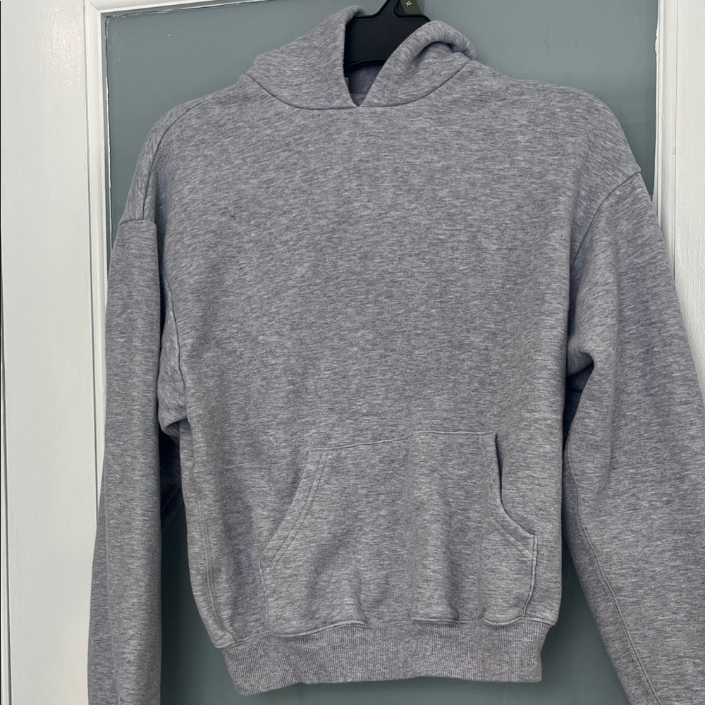 SKIMS heather grey hoodie